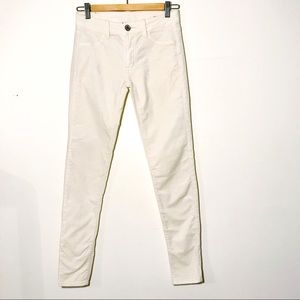 American Eagle Velvet Cream Skinny Jegging